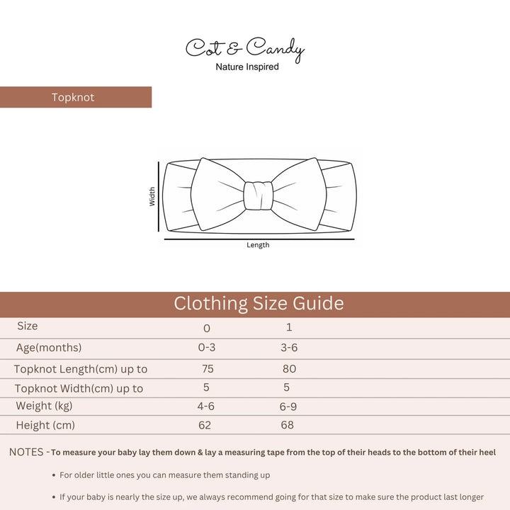 Cot &amp; Candy Baby Organic Headband - Sweetheart stripe