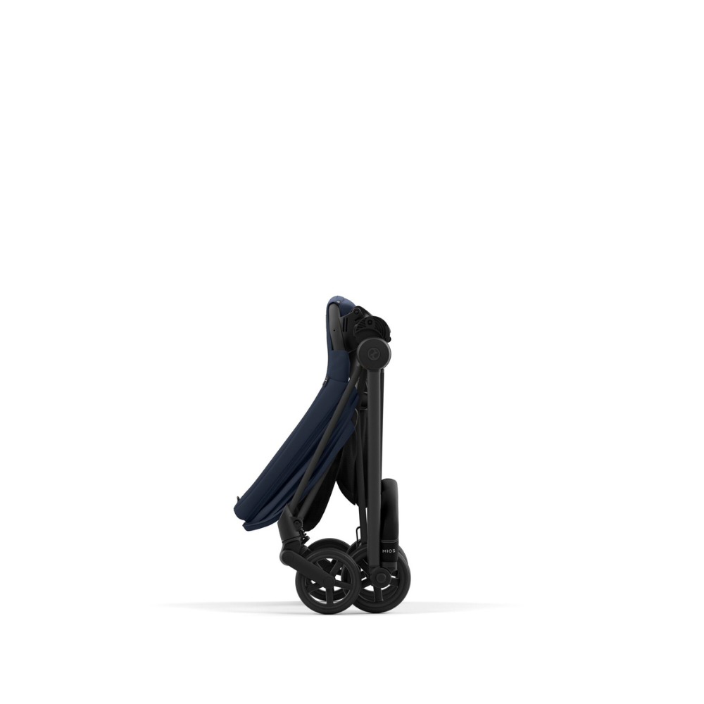 Cybex Mios Stroller with Newborn Carry Cot - Nautical Blue (Matt Black Frame)