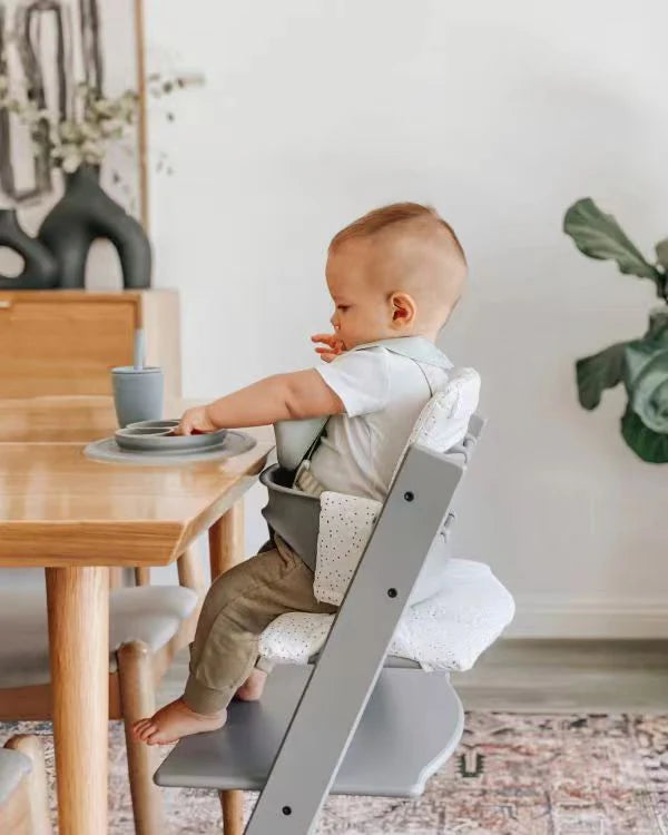 Stokke® Tripp Trapp High Chair Combo with Baby Set, Gliders and Harness