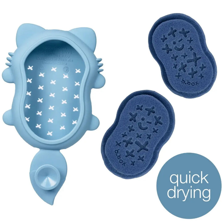 B.Box Baby Bath Brush Replacement Sponge 2 Pack - Soft, Safe Sponges