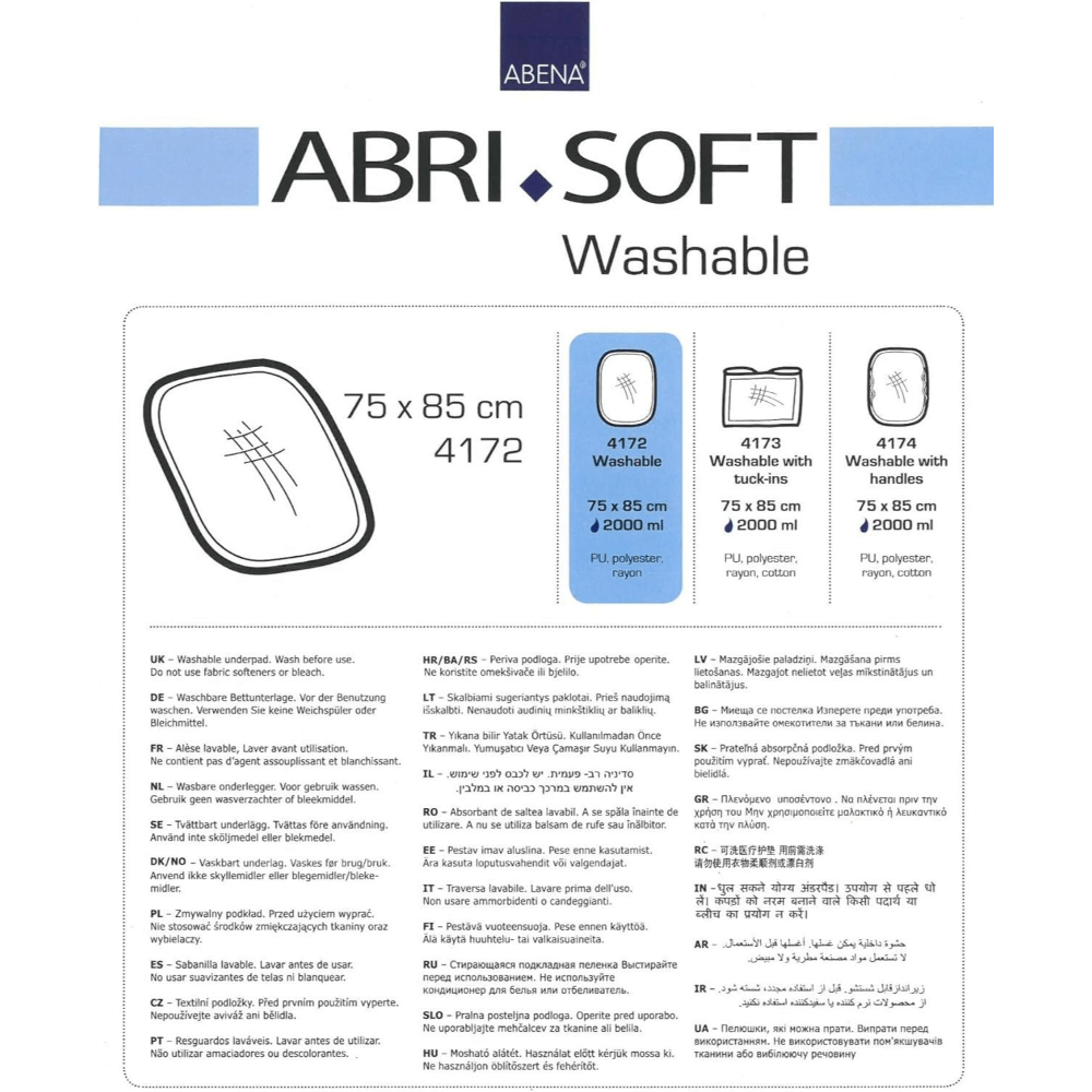 Abena Abri Soft Washable Under Pad