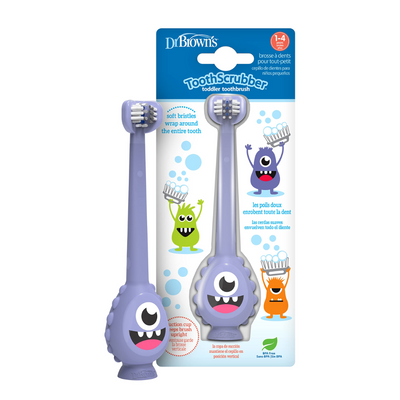 Dr. Brown's Toothscrubber Toddler Toothbrush - Monster