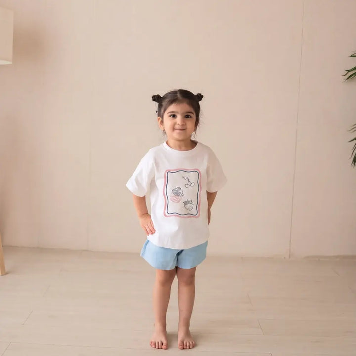 Mellow Muffin The Playful Kid Tee - Pink Edit