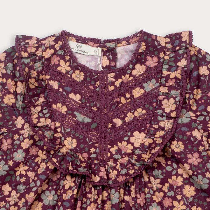 Early Sunday Lauren Blouse - Plum