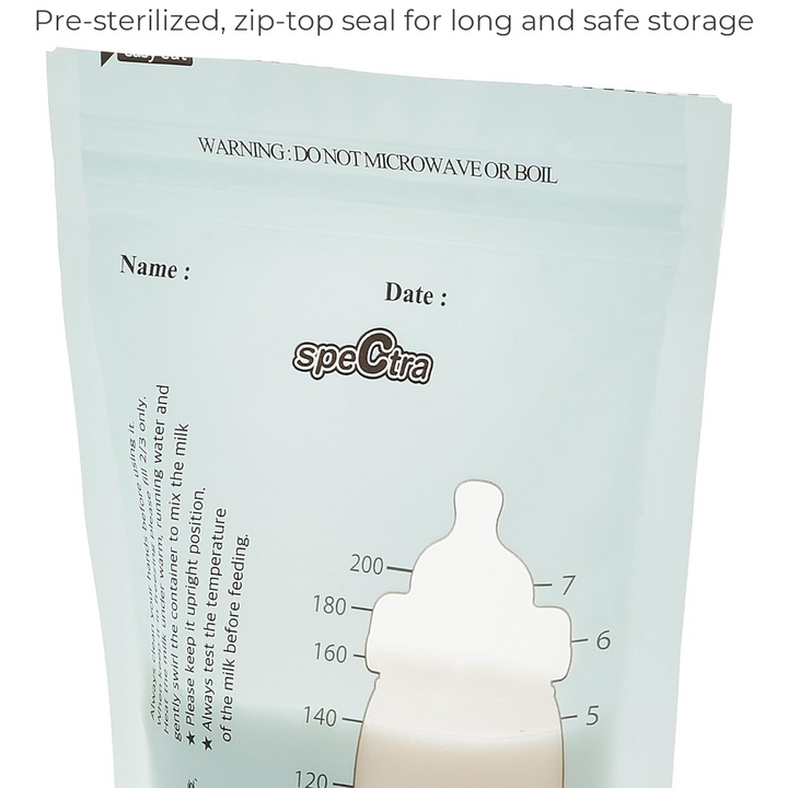 Spectra Disposable Easy Milk Storage Bags, 200 ml - 30 pcs