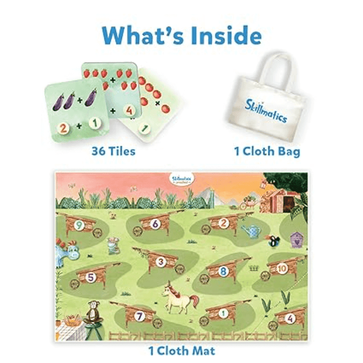 Skillmatics Counting Carts Activity Play Mat