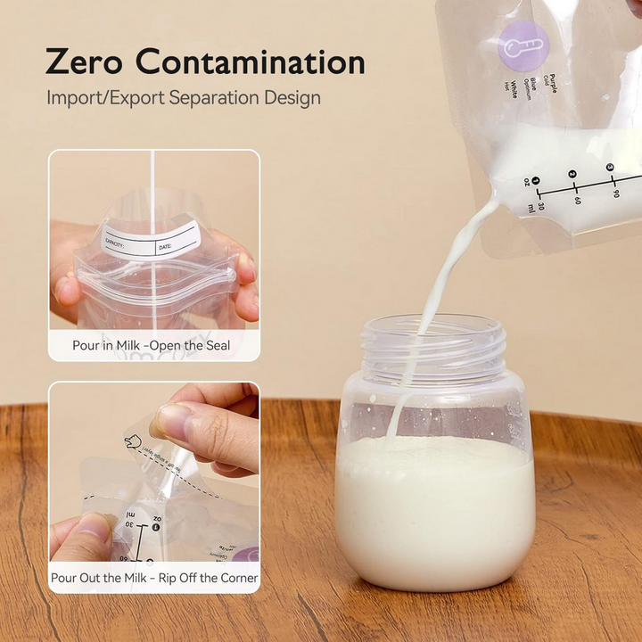 Momcozy Maternity Breastmilk Bag - 50pcs