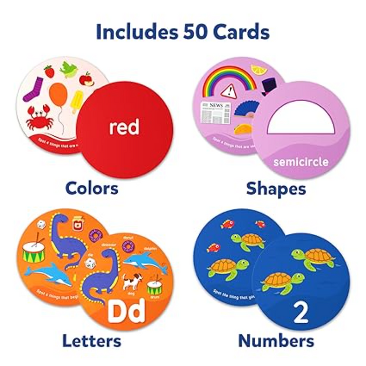 Skillmatics Spot and Learn - Flash Cards for Toddlers 