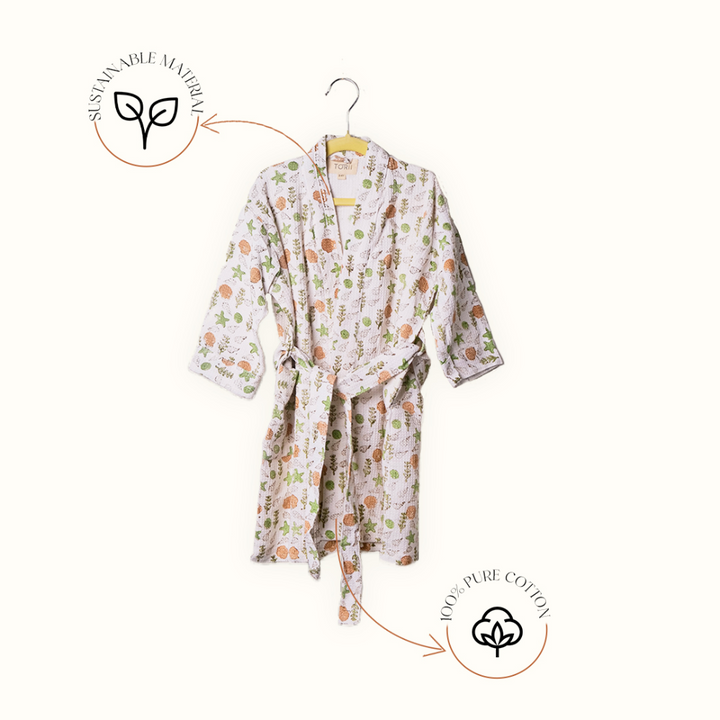 Torii Sea Shells Bathrobe