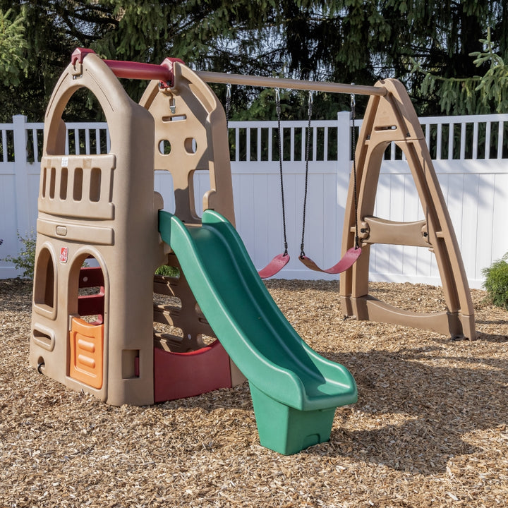 Step2 Naturally Playful Playhouse Climber &amp; Swing Extension