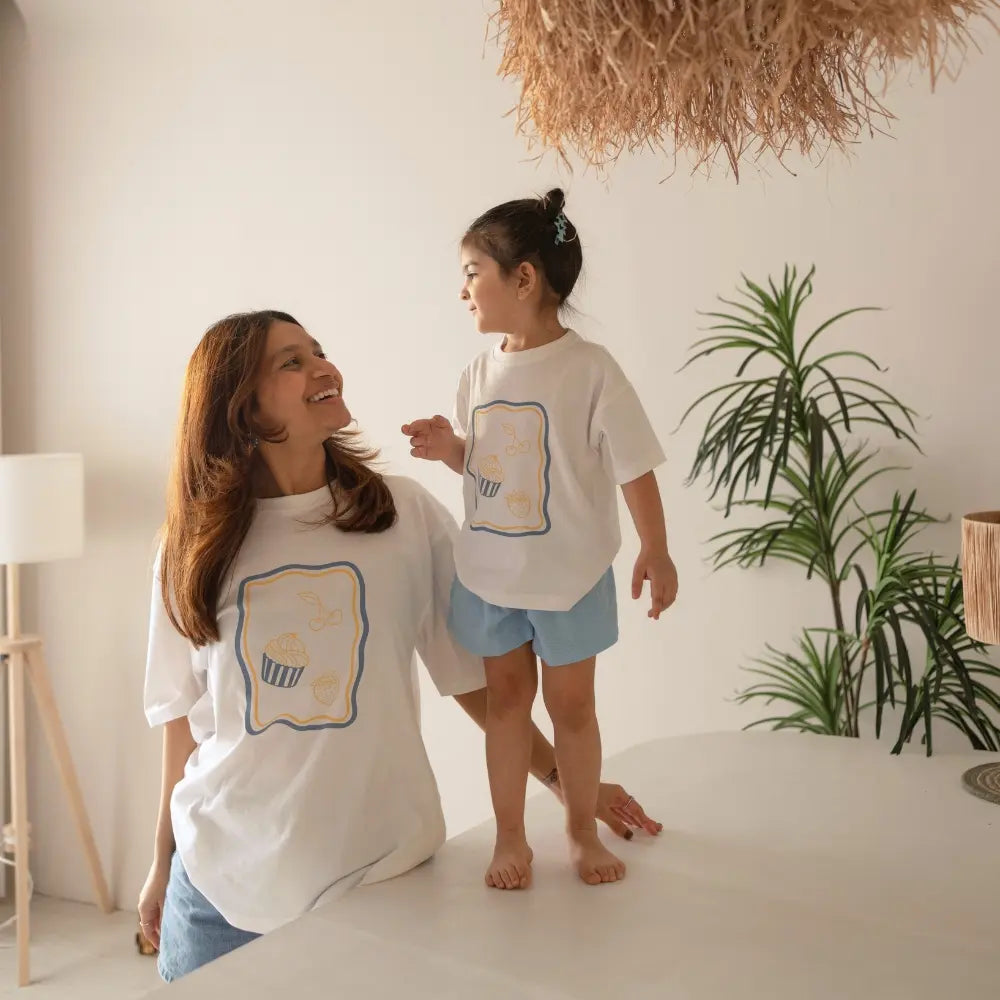 Mellow Muffin The Playful Kid Tee - Blue Edit