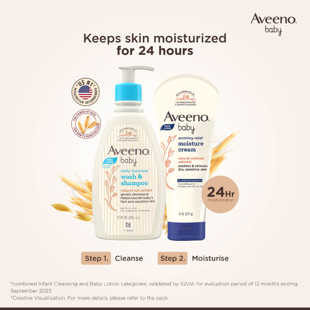 Aveeno Baby Soothing Relief Moisture Cream - 227gms