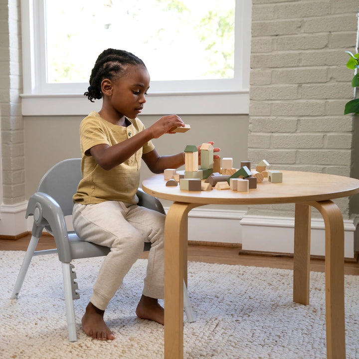 Ingenuity Trio Foldaway 6-in-1 High Chair with Booster Seat, Toddler Chair &amp; Foldable Easy Storage Design, 6M - 5 Years - Endless Blooms
