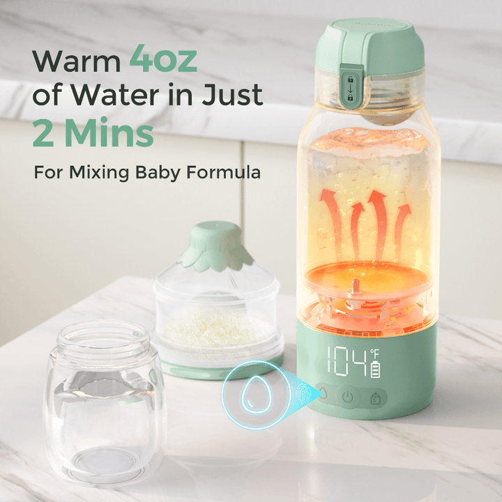 Momcozy Sterilizers &amp; Warmer Portable Breast Milk &amp; Water Warmer - Green