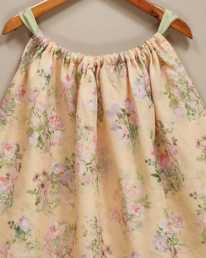 Liz Jacob Girls | Mul Cotton Floral Dress | Soleil