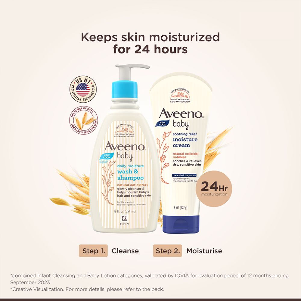 Aveeno Baby Soothing Relief Moisture Cream - 227gms