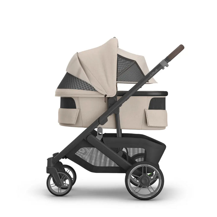 UPPAbaby Newborn Foldable Bassinet V3, Flat Recline, Stroller Carry Cot, Includes Breathable Mattress, For Kona, Cruz, Vista Stroller -  Ada/Sandstone