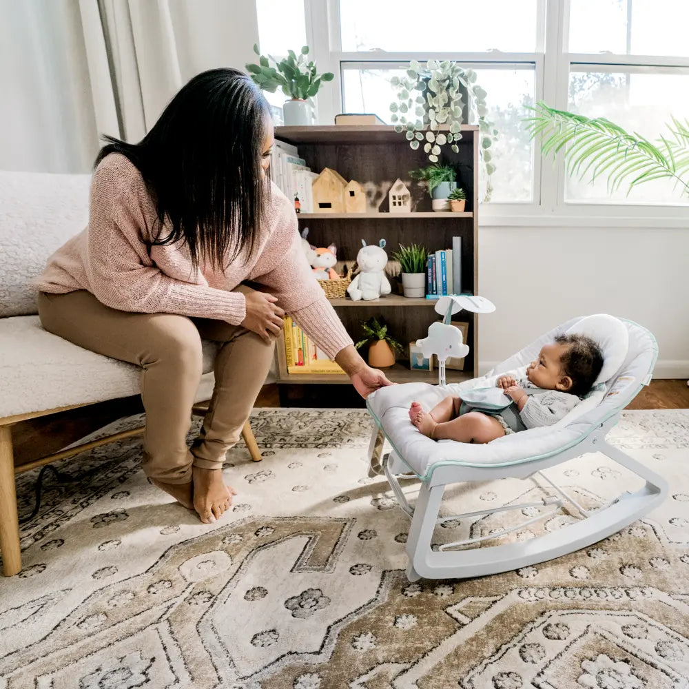 Ingenuity Keep Cozy 3-in-1 Grow with Me Baby Bouncer, Rocker &amp; Toddler Seat with Vibrations, Weaver, 0 - 30 months