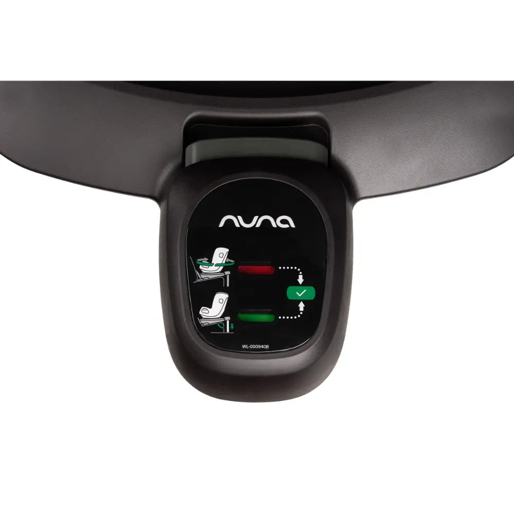 Nuna PRUU Aire Infant Car Seat|Convertible (Forward &amp; Rear Facing)|360 Degrees Rotation with Base|Retractabe Sun Canopy|Moisture Absorbing Airy Mesh|5 Positions Recline In Both Mode|For 0 to 4Y|Upto 19 Kg - Cedar