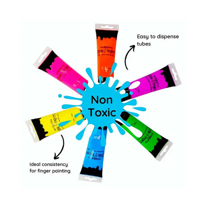 Scoobies Rainbow Finger Paints