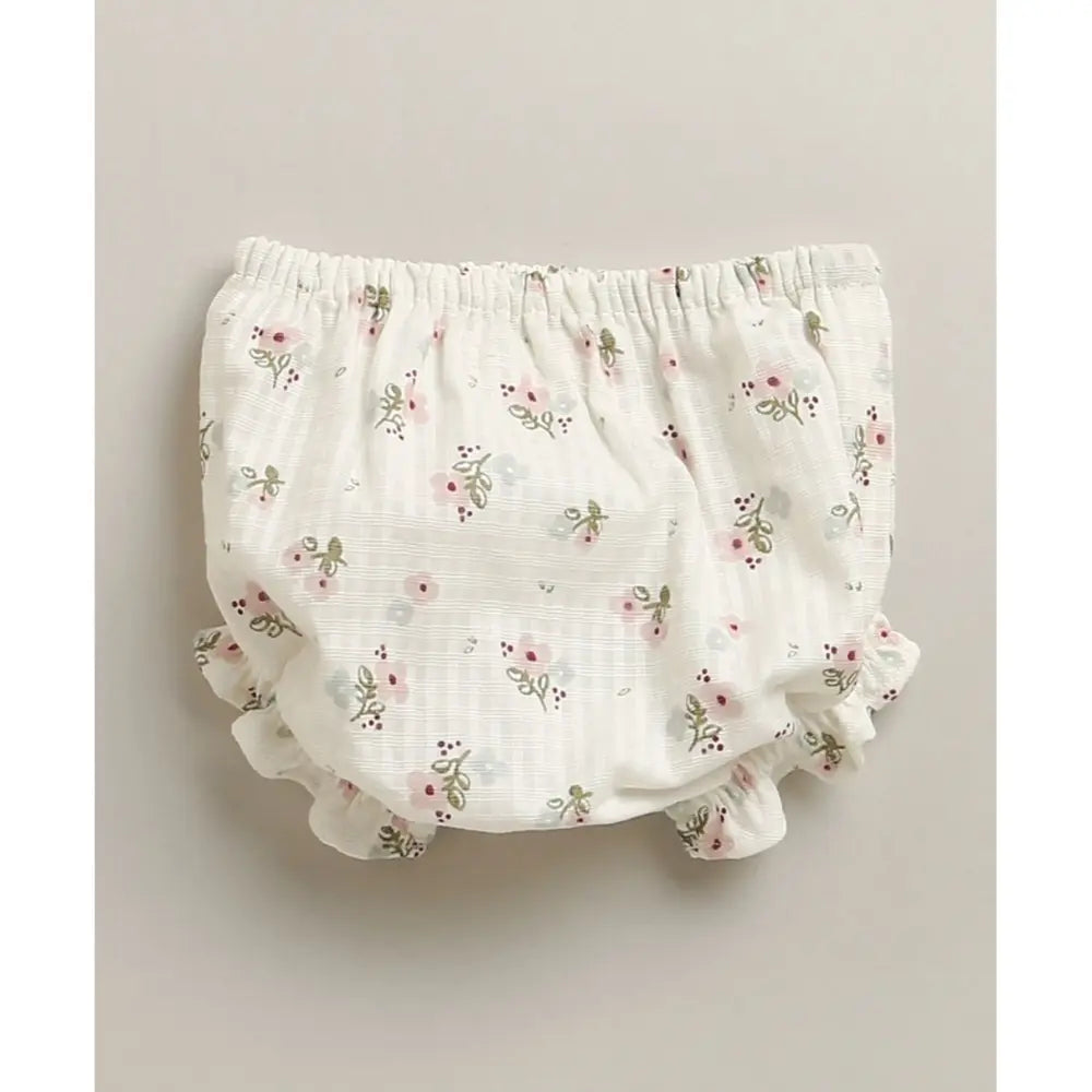 Sweetlime By As Organic Cotton Sweet Meadow Bloom Set - White