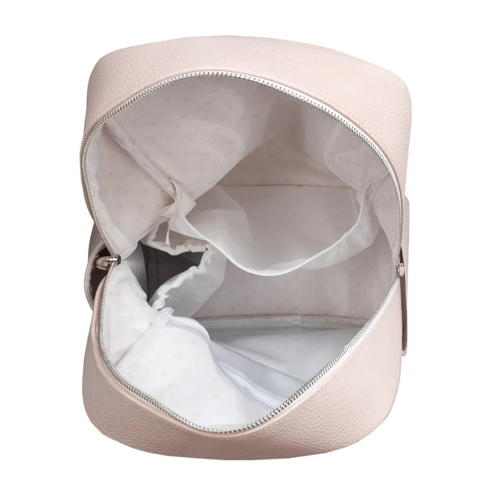 Pasito a Pasito Diaper Backpack with Changing Pad, Large Capacity Water-Resistant with Multi-Pocket Organizer, Insulated Bottle Pocket, Shoulder &amp; Stroller Straps, Icon Eco Leather - Rose