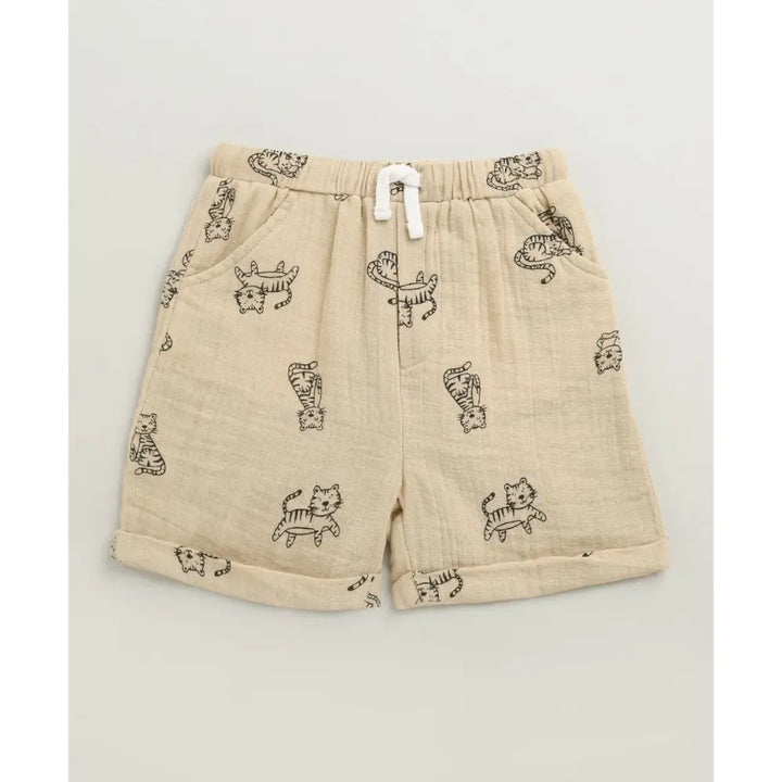 Sweetlime By AS Tiger Print Cotton Co-ord Set