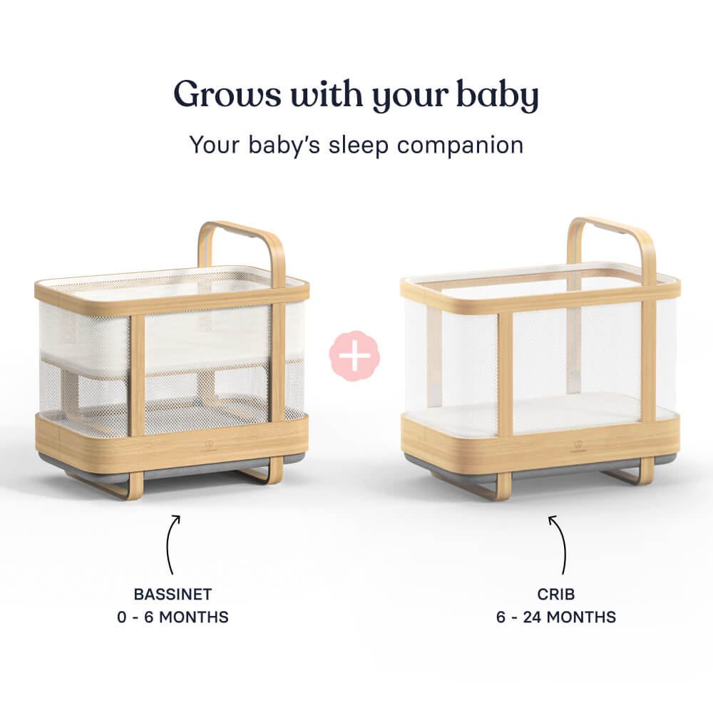 Cradlewise Smart Bassinet and Cot - Age 0-2 years, upto 15 kgs
