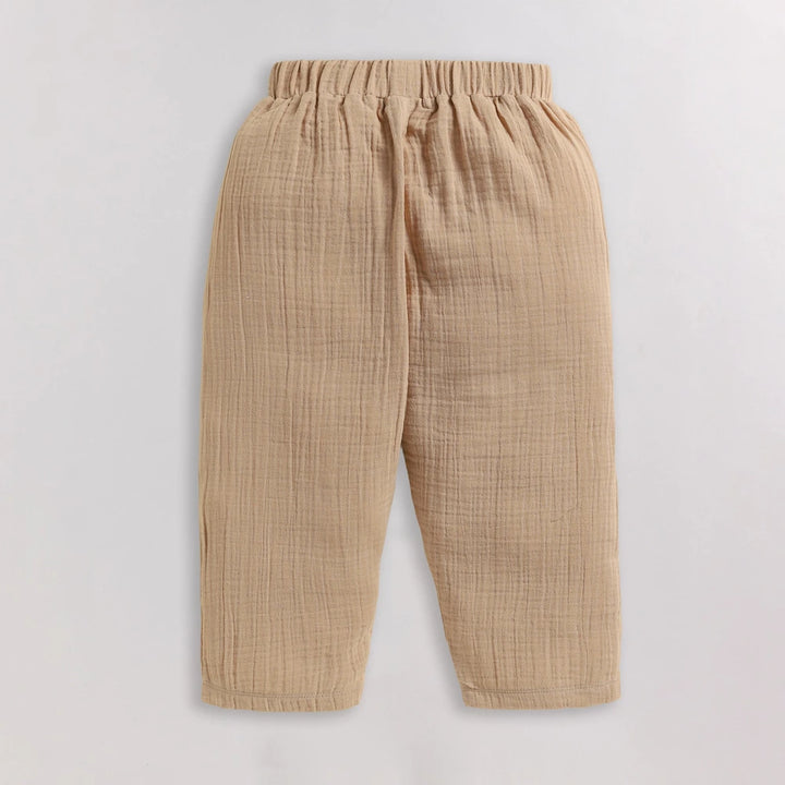 Cot &amp; Candy Baby Organic Boys Cordset - Latte