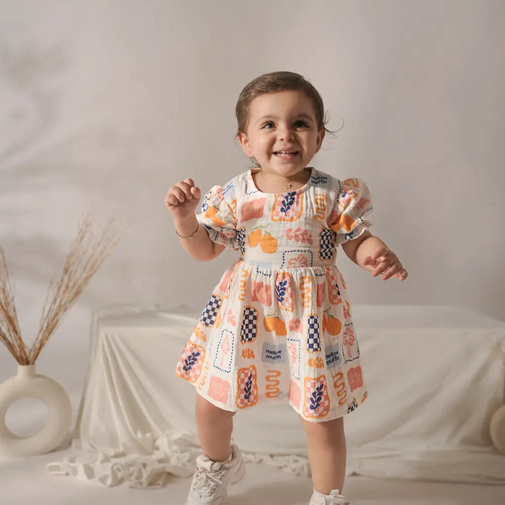 Mellow Muffin Fiora Dress - Limoncello
