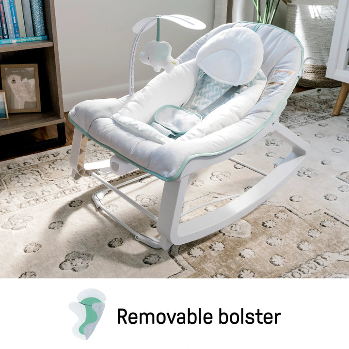 Ingenuity Keep Cozy 3-in-1 Grow with Me Baby Bouncer, Rocker &amp; Toddler Seat with Soothing Vibrations, 0 - 30 months - Weaver