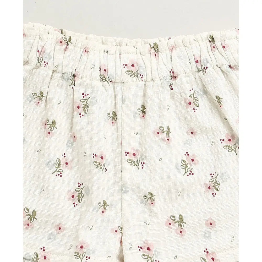 Sweetlime By AS Blossom Whisper Ruffle Co-ord Set