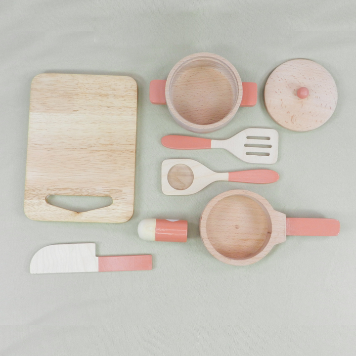 Playbox Grill &amp; Chill Wooden Cooking &amp; Kitchen Toy Set