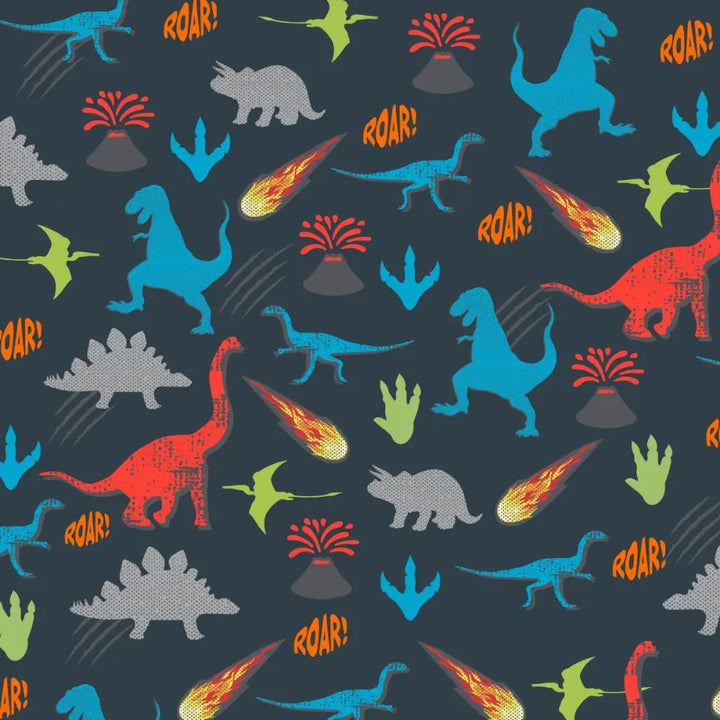 Bentgo Kids Prints with 5 Compartments, Leak-Proof Bento Lunch Box, BPA &amp; PFAS-Free, Microwave &amp; Dishwasher Safe Tray,  3–7 Years - Dinosaur
