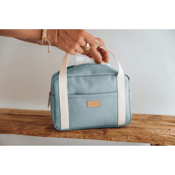 Beaba Mini Paris Diaper Bag &amp; Organizer - Sage Green