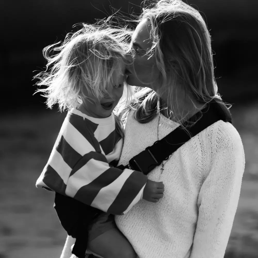 Wildride Toddler Carrier | Lightweight 100% Cotton Hip Seat Baby Carrier for Toddlers 9 Months–4 Years | Ergonomic, Portable &amp; Travel-Friendly Child Carrier | Comfortable Alternative to Stroller for Everyday Use - Black
