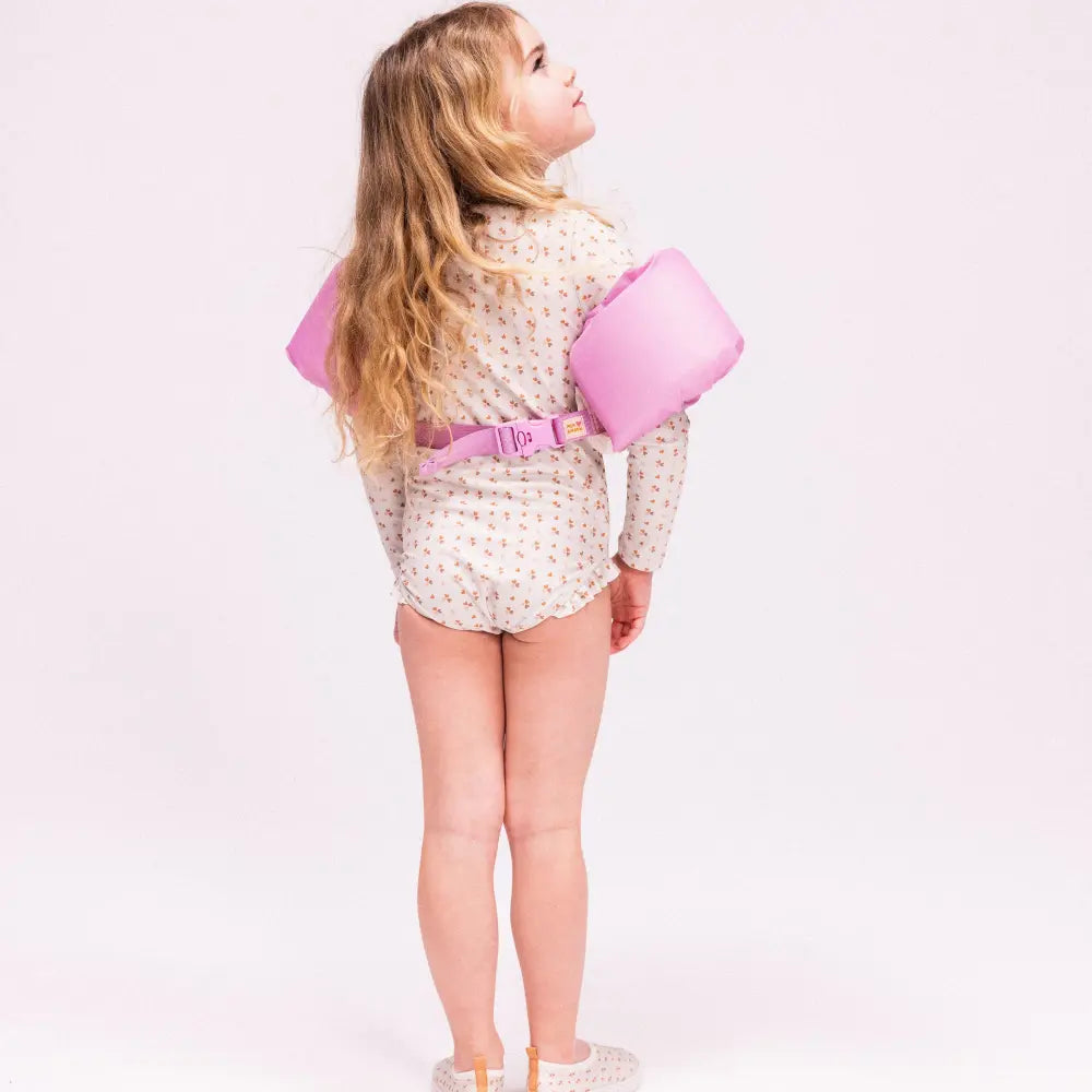 Swim Essentials Puddle Jumper, Kids Floatation Vest for Ages 2–6 Years, Pink Flower Market
