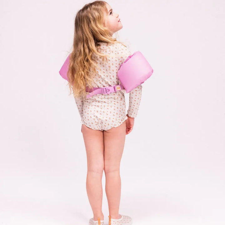 Swim Essentials Puddle Jumper, Kids Floatation Vest for Ages 2–6 Years, Pink Flower Market