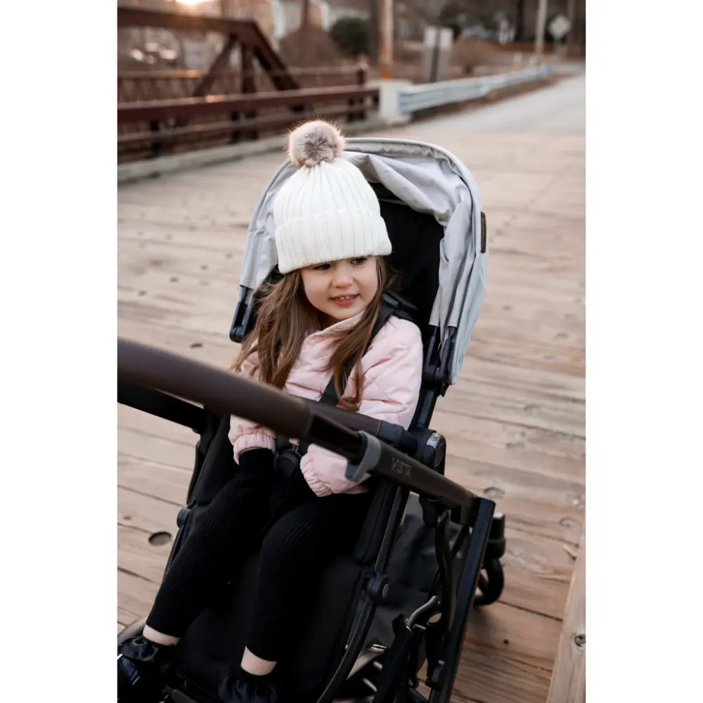 UPPAbaby Vista V3 Modular Baby Stroller, Travel System Compatible, Reversible Toddler Seat, All-Terrain Suspension, One-Hand Recline, Birth to 22 kg - Pearl Gray Jacquard