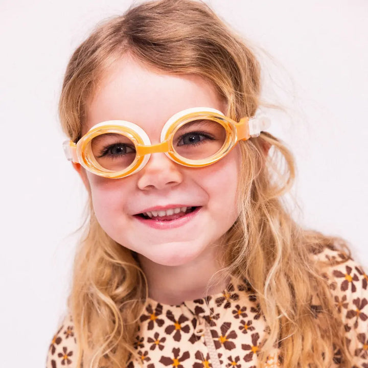 Swim Essentials Swimming Goggles, Kids Anti-Fog UV Protection Swim Goggles , Ages 5+, Beige - Leopard