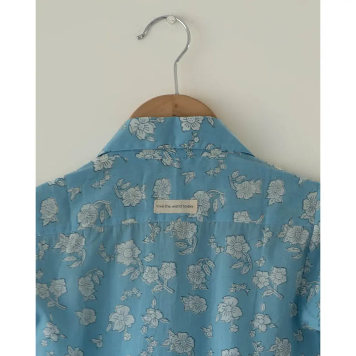 Love The World Today Boogie Co-Ord Set For Boys In Powder Blue