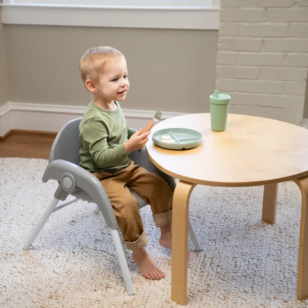 Ingenuity Trio Foldaway 6-in-1 High Chair with Booster Seat, Toddler Chair &amp; Foldable Space-Saving Design - Quill