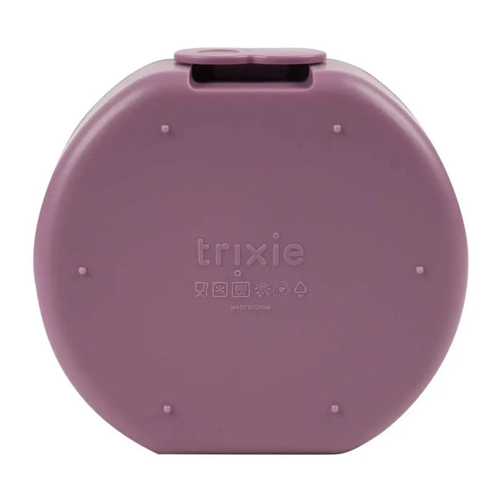 Trixie Kids Snack Box Set | 2-Piece Lunch &amp; Snack Storage Boxes with Easy Clip Closure, Dishwasher-Safe Design for School &amp; Travel | 3 Years Onwards | Mrs. Peacock
