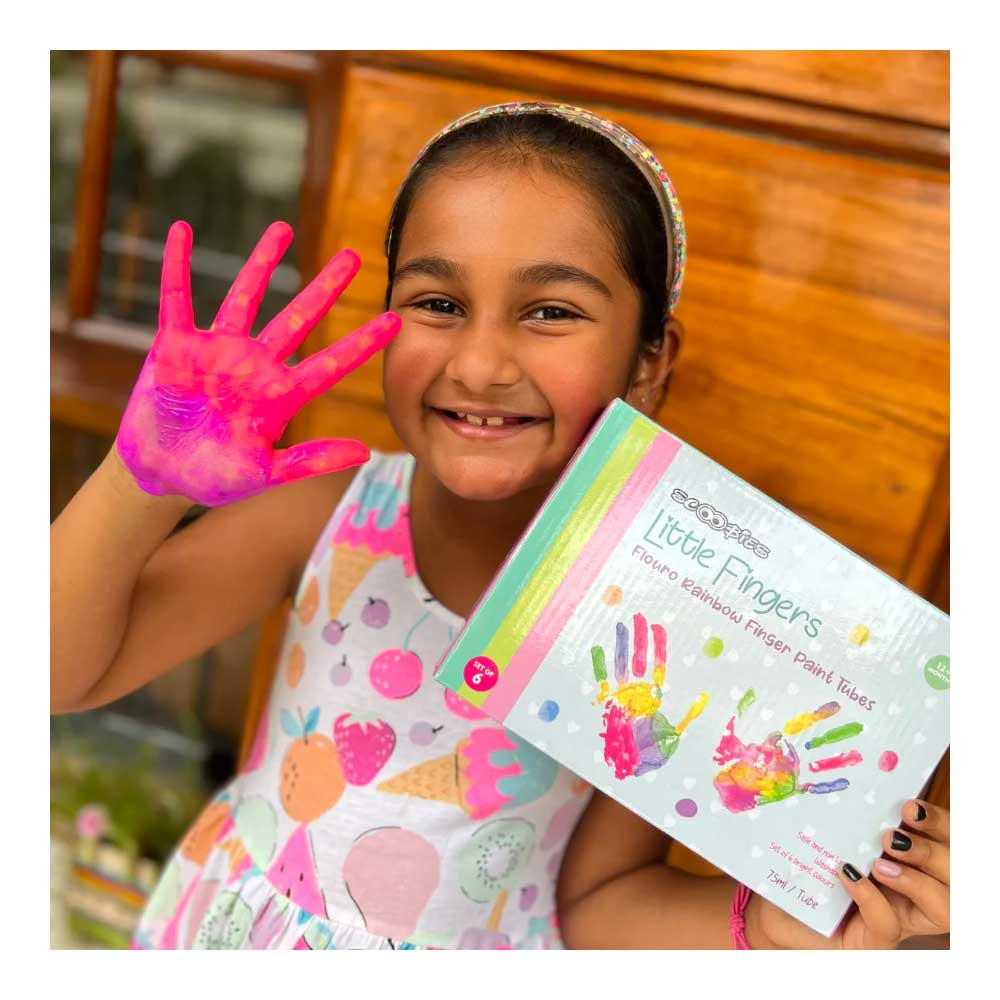Scoobies Rainbow Finger Paints