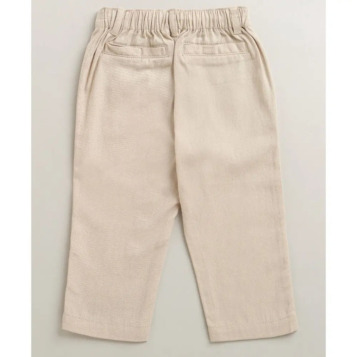 Sweetlime By As The Little Explorer Mint &amp; Khaki Cotton Co-ord Set - Mint &amp; Beige