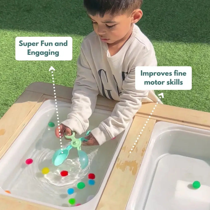 Curious Cub Montessori Box 14 | 7-Piece Sensory &amp; Cognitive Toy Kit | Memory Game, Mosaic Board &amp; More | 2.9 Yrs+