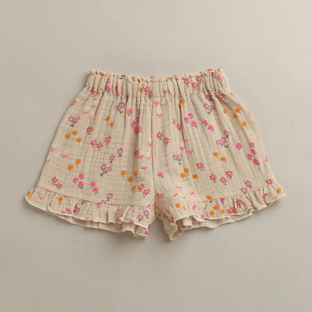 Sweetlime By As Bloomberry Petals Cotton Ruffle Summer Co-ord Set