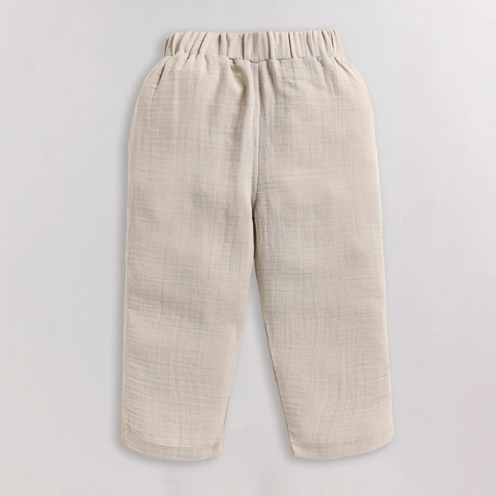Cot &amp; Candy Baby Organic Boys Cordset - Oatmeal