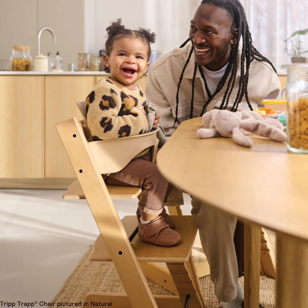 Stokke® Tripp Trapp Oak High Chair Combo with Baby Set and Harness