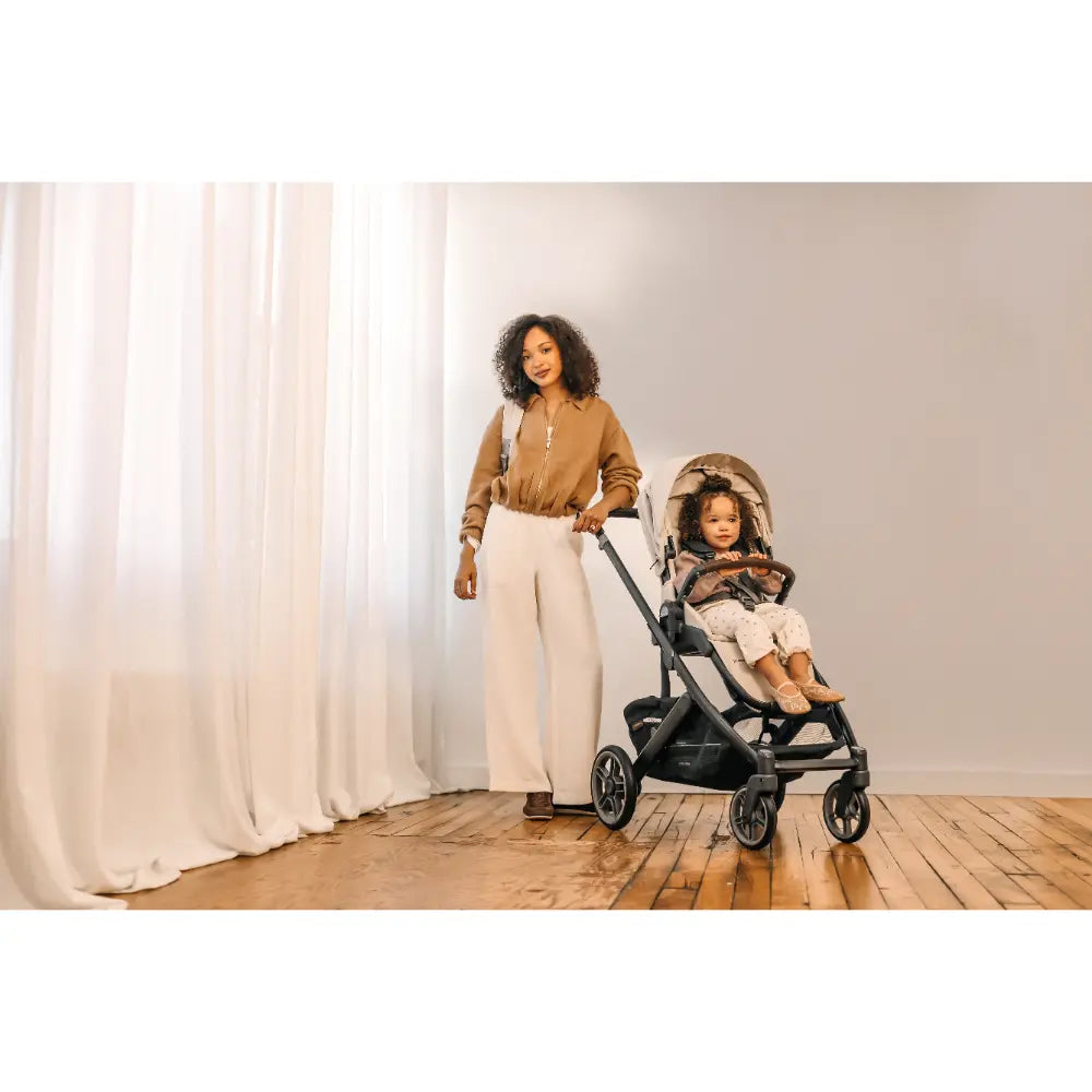 UPPAbaby Cruz V3 Full-Size Stroller, Reversible Seat, One-Hand Fold, Travel System Compatible, From Birth to 22 kg - Ada